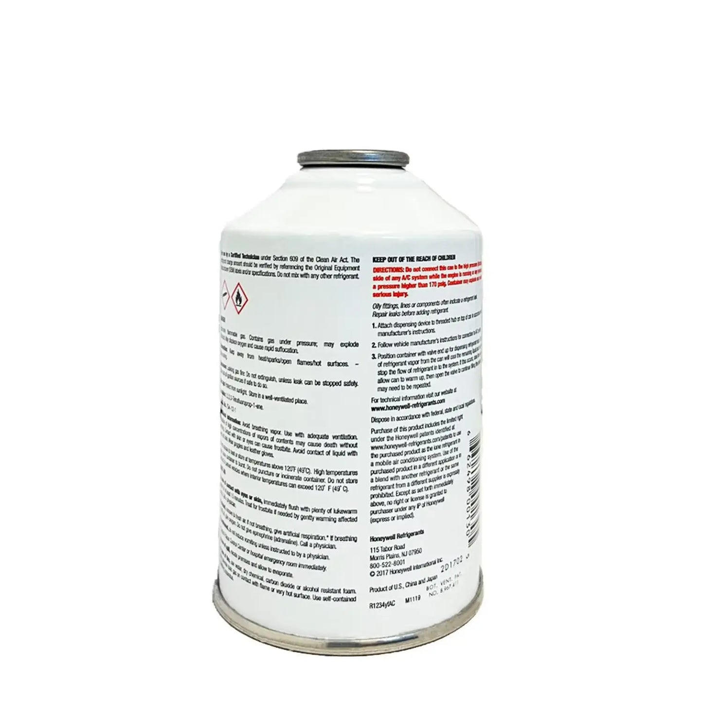 Honeywell Solstice yf R-1234yf Refrigerant 8oz - XAP Solutions